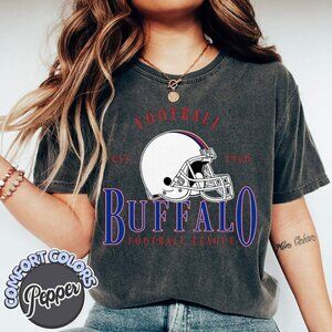 Buffalo Football Classic Look Comfort Colors T-Shirt 166